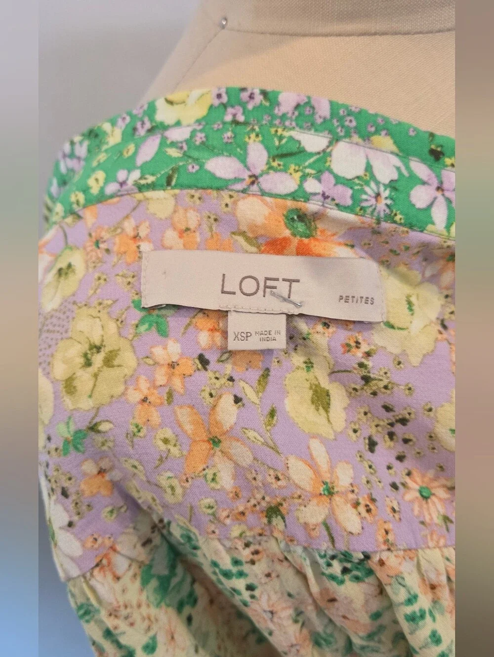 LOFT floral patchwork